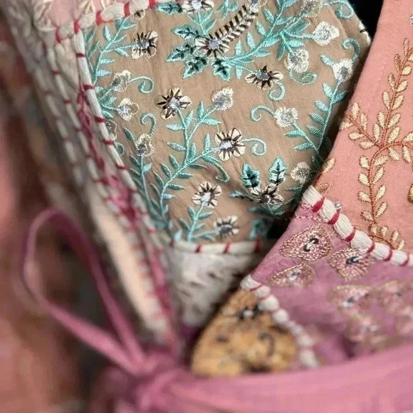 BNWT MES DEMOISELLES Kimono New Zen Legendary patchwork kimono - Picture 12 of 12